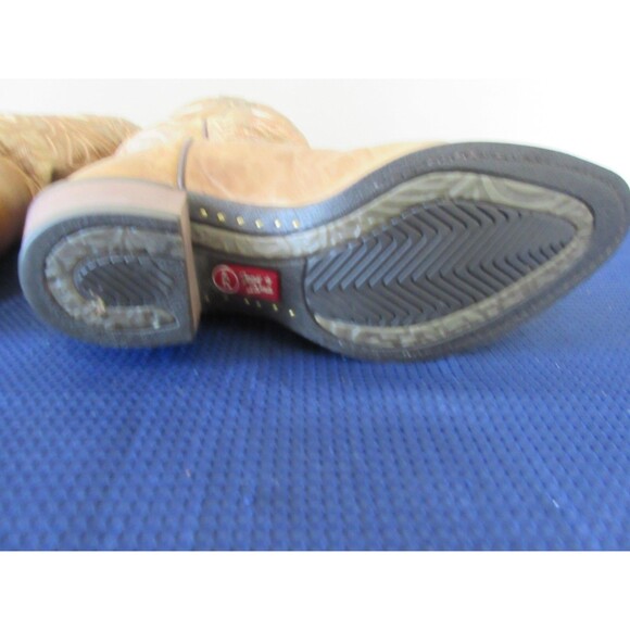 Tony Lama Western Boots Women 8B 3R 2305 130942SI06 Brown Patina Leather Cowgirl - Picture 3 of 11